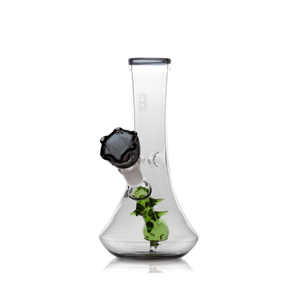 HEMPER Flower Vase Bong | 7" Glass Water Pipe with Floral Design