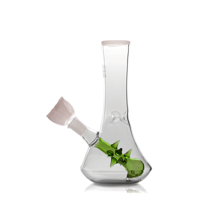 HEMPER Flower Vase Bong | 7" Glass Water Pipe with Floral Design