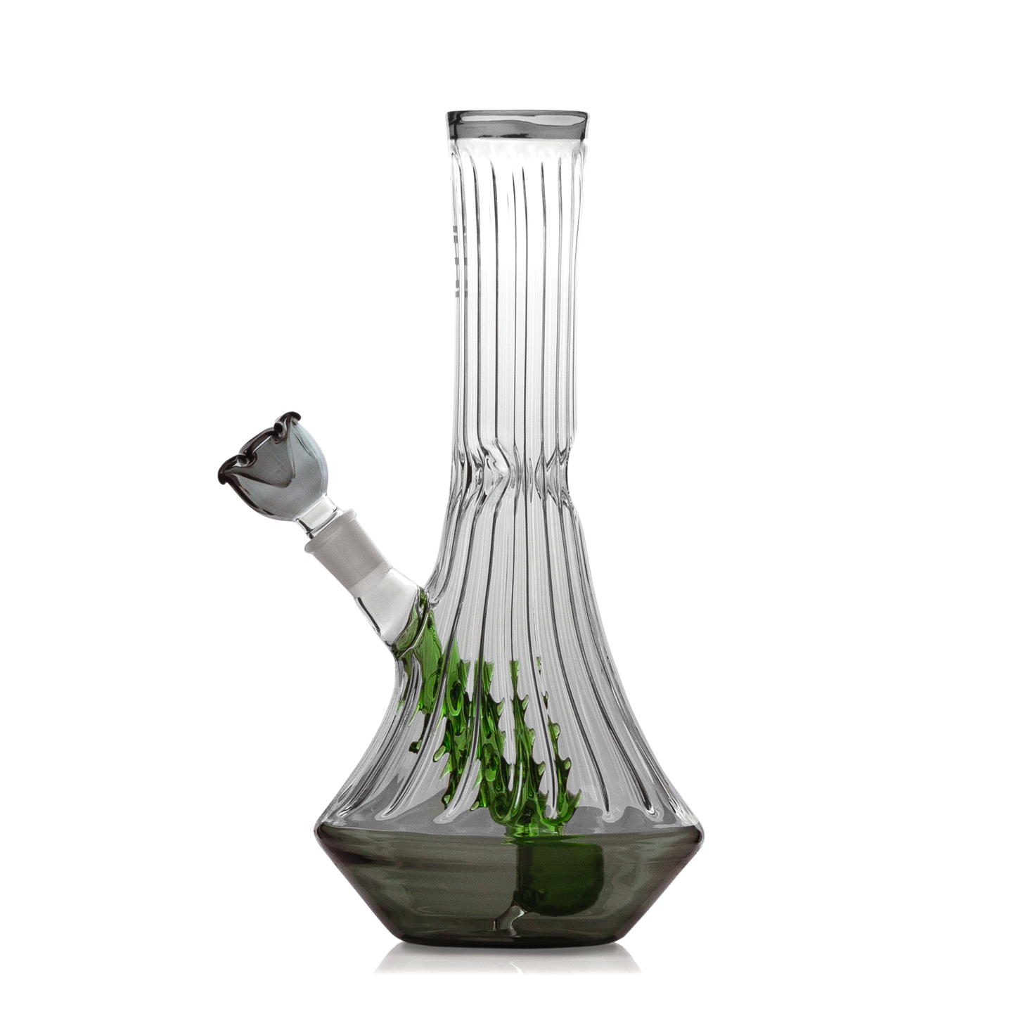 HEMPER Flower Vase XL Bong | 10" Glass Water Pipe with Floral Design