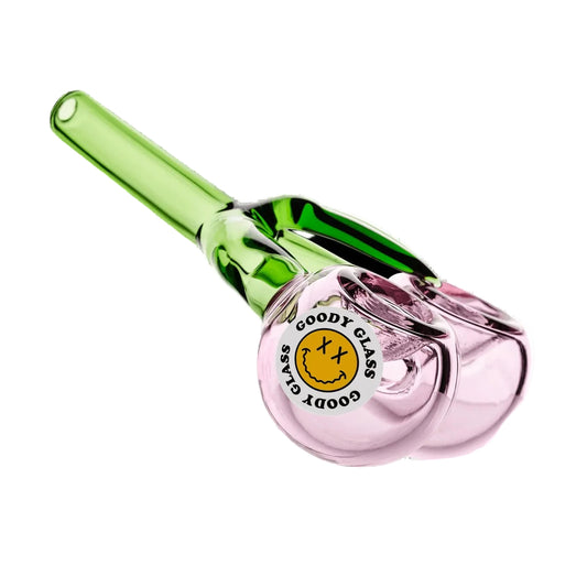 Goody Lucky Cherry Hand Pipe | Glass Pipe with Cherry Design