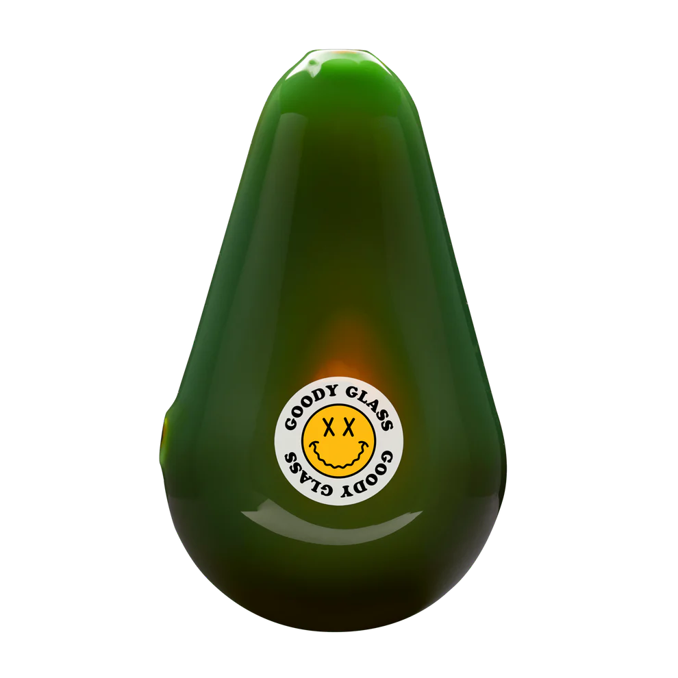 Goody Avocado Hand Pipe | Glass Pipe with Avocado Design