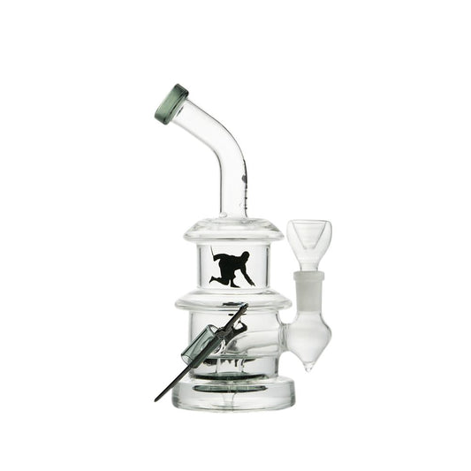 HEMPER Ninja Rig | 7" Glass Dab Rig with Showerhead Perc