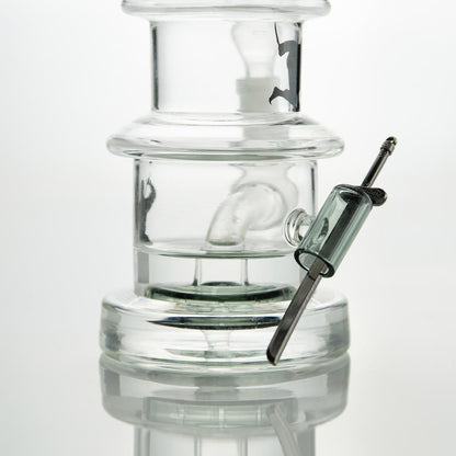 HEMPER Ninja Rig | 7" Glass Dab Rig with Showerhead Perc