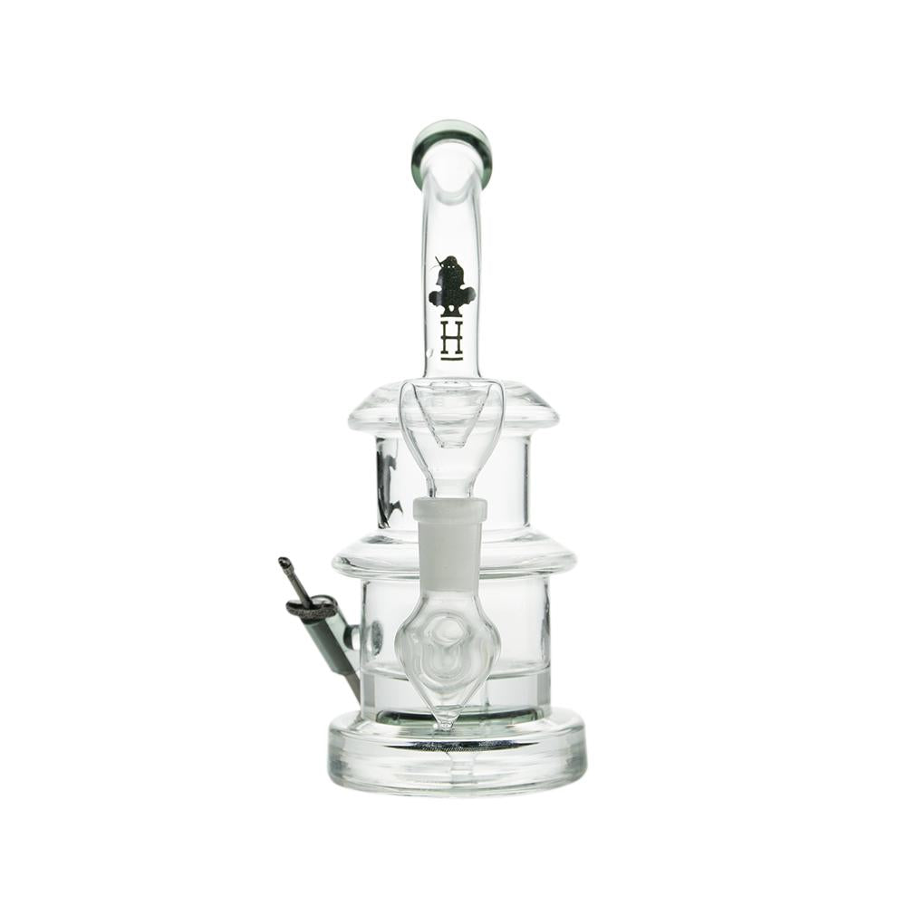 HEMPER Ninja Rig | 7" Glass Dab Rig with Showerhead Perc