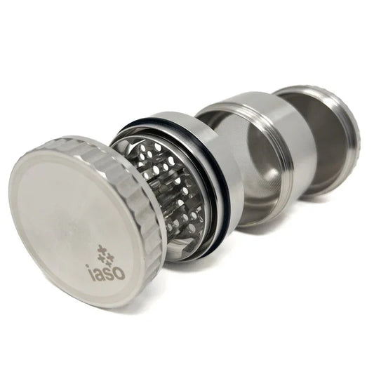 IASO Goods 4-Piece Stainless Steel Herb Grinder | 2.5" - We The People 