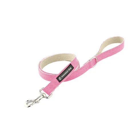Organic Hemp & Cotton Dog Lead Pretty in Pink Eco-Friendly - We The People 