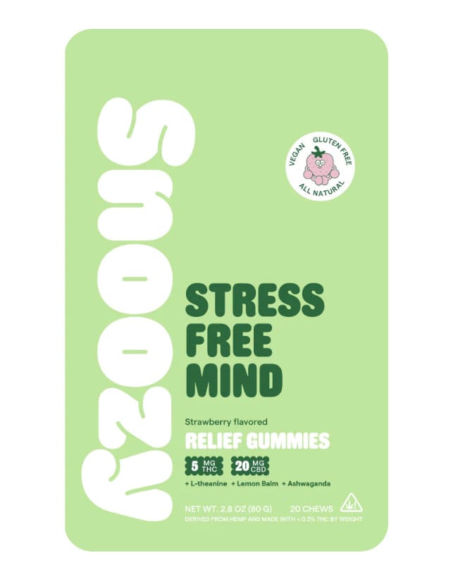 Snoozy Stress-Free Calm Gummies - Natural Relaxation & Sleep Support