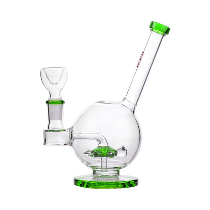 HEMPER Sea Turtle Bong | 7" Glass Water Pipe with Ocean Design
