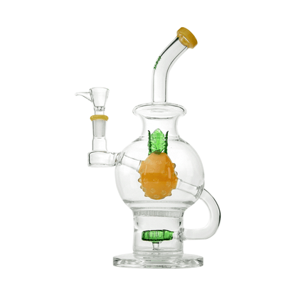 HEMPER Pineapple Bong XL | 11" Glass Water Pipe with Dual Percolators