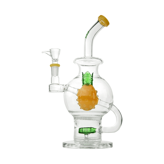 HEMPER Pineapple Bong XL | 11" Glass Water Pipe with Dual Percolators