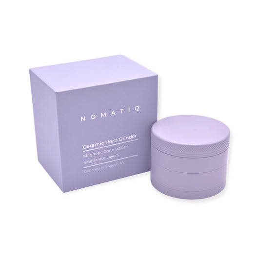 Ceramic 4-piece Grinder (Purple)-0