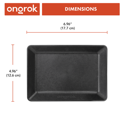 Ongrok Eco-Tray with Storage Puck | Sustainable Rolling Tray