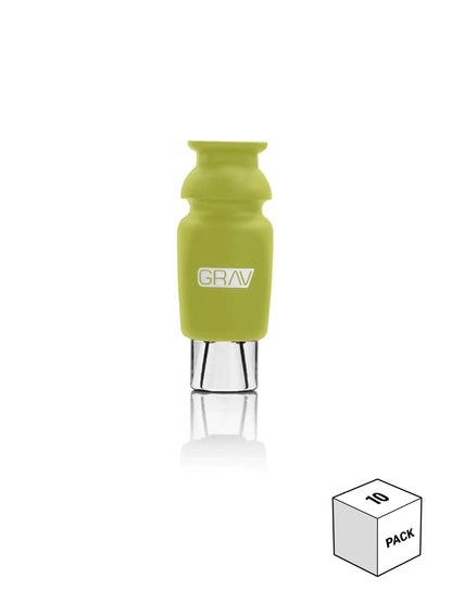 GRAV Silicone-Capped Glass Crutch | 10 Pack | Reusable Filter Tips - We The People 
