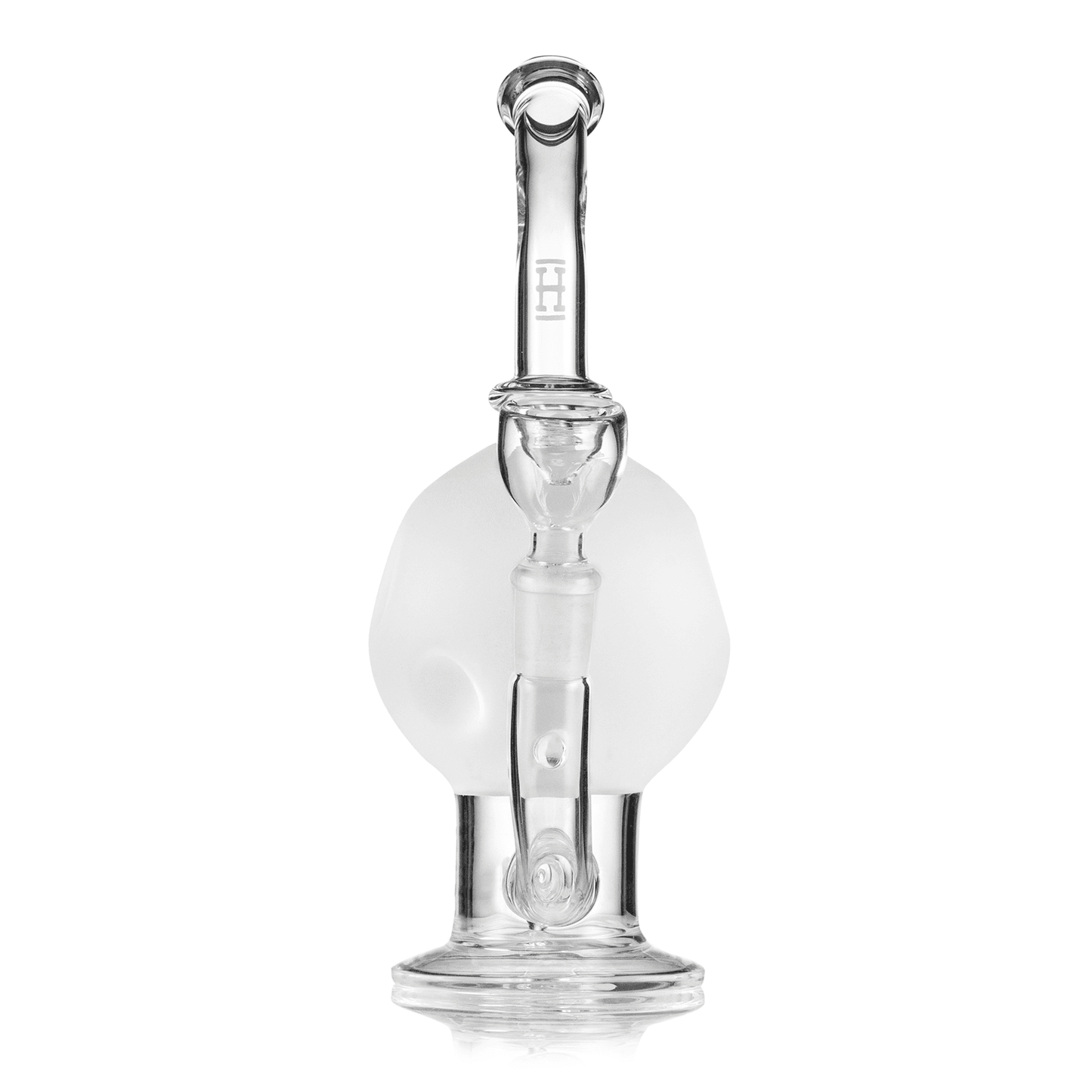 HEMPER Moon Inline Bong | Sand Blasted Glass Water Pipe