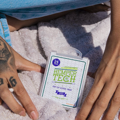 HEMPER Tech Snapcap Alcohol Swabs | Cleaning Swabs