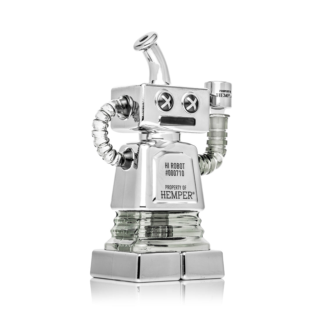 HEMPER Hi-Robot XL Recycler Bong | 8.75" Glass Water Pipe