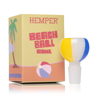 HEMPER Beach Ball Bowl | 14mm Male Glass Bowl