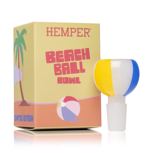 HEMPER Beach Ball Bowl | 14mm Male Glass Bowl