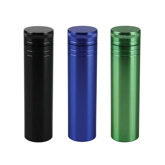 Aluminum Storage Tube 3.85" x 1" | Doob Tube - Colors Vary - We The People 