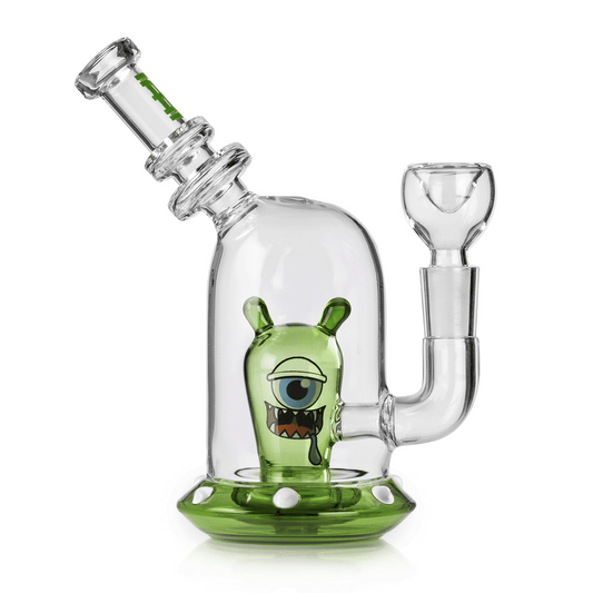 HEMPER Space Monster Bong | 7" Glass Water Pipe with UFO Design