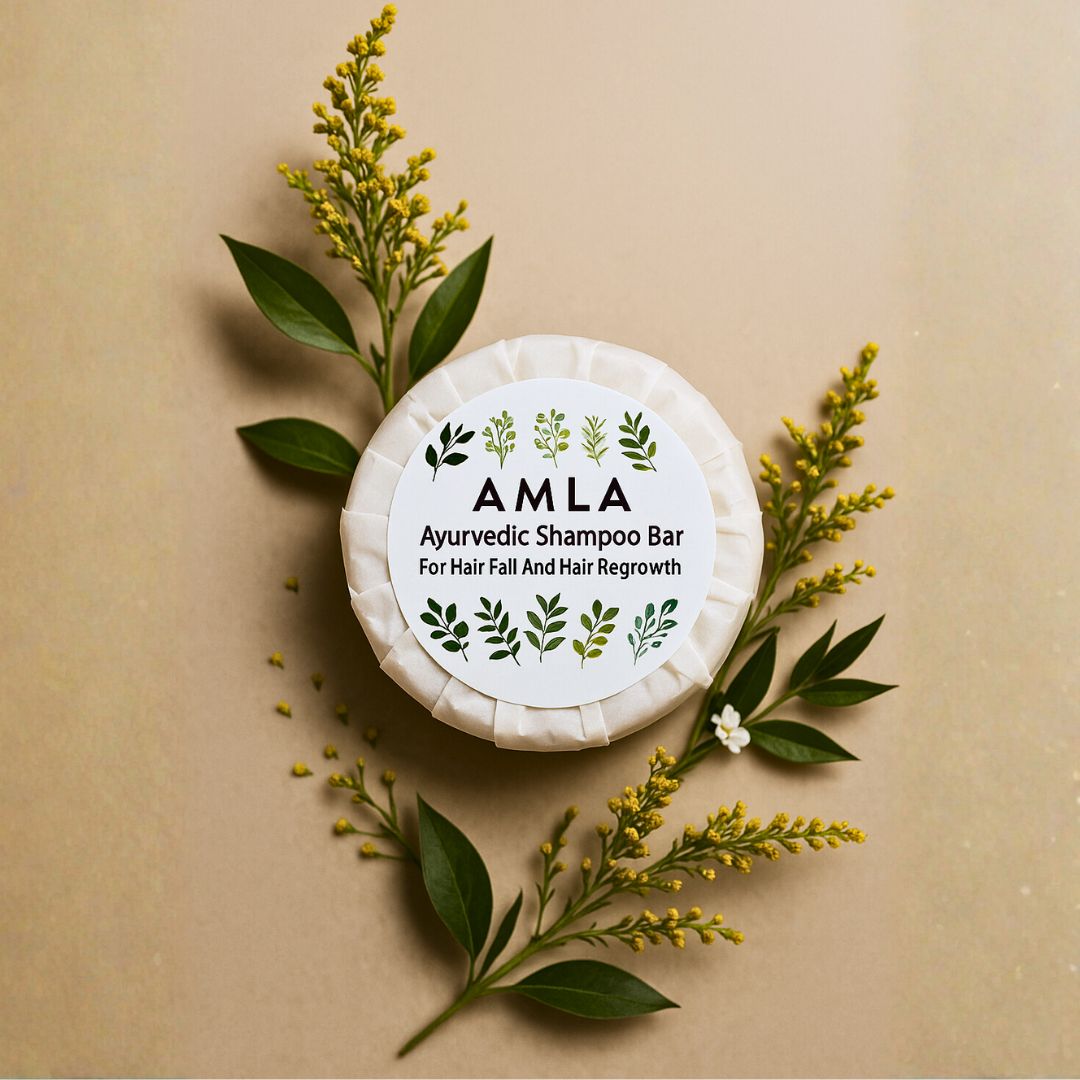 Amla Ayurvedic Shampoo Bar for Hair Growth & Strength-2
