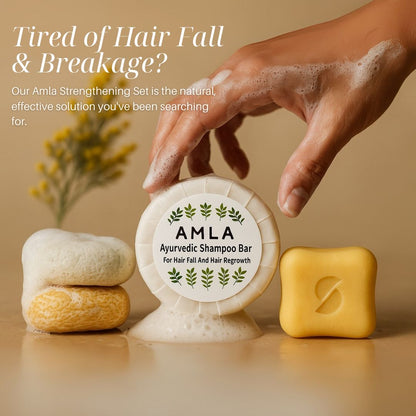 Amla Ayurvedic Shampoo Bar for Hair Growth & Strength-3