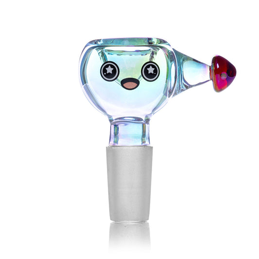 HEMPER Trippy Shroom Bowl | 14mm Male Glass Bowl