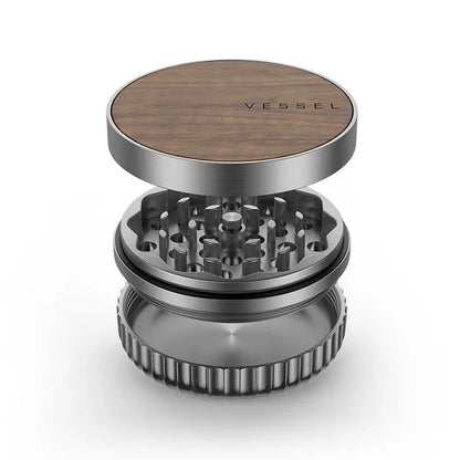 Vessel Mill Herb Grinder - Walnut | 3-Piece Magnetic - We The People 