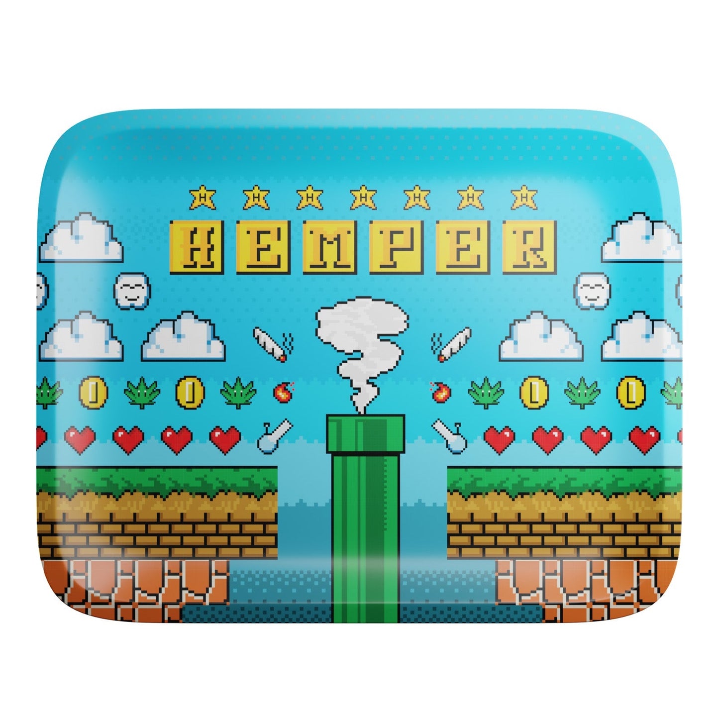 HEMPER Gaming Rolling Tray | Durable Steel Construction