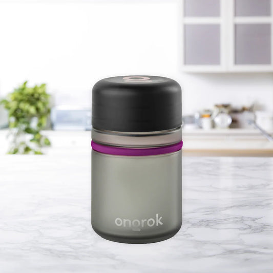 Ongrok Child Resistant Glass Storage Jar 3 Pack - 180ml Each - We The People 