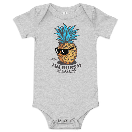 DORSAL Baby Onesie | 100% Cotton Short Sleeve | Surf-Inspired Infant Bodysuit - We The People 