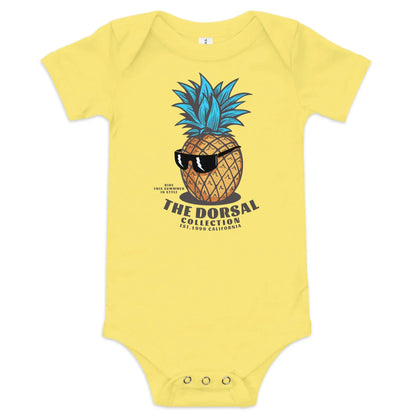 DORSAL Baby Onesie | 100% Cotton Short Sleeve | Surf-Inspired Infant Bodysuit - We The People 