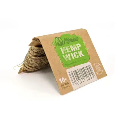 Afghan Hemp Wick 100ft | Natural Beeswax Hemp Wick - We The People 