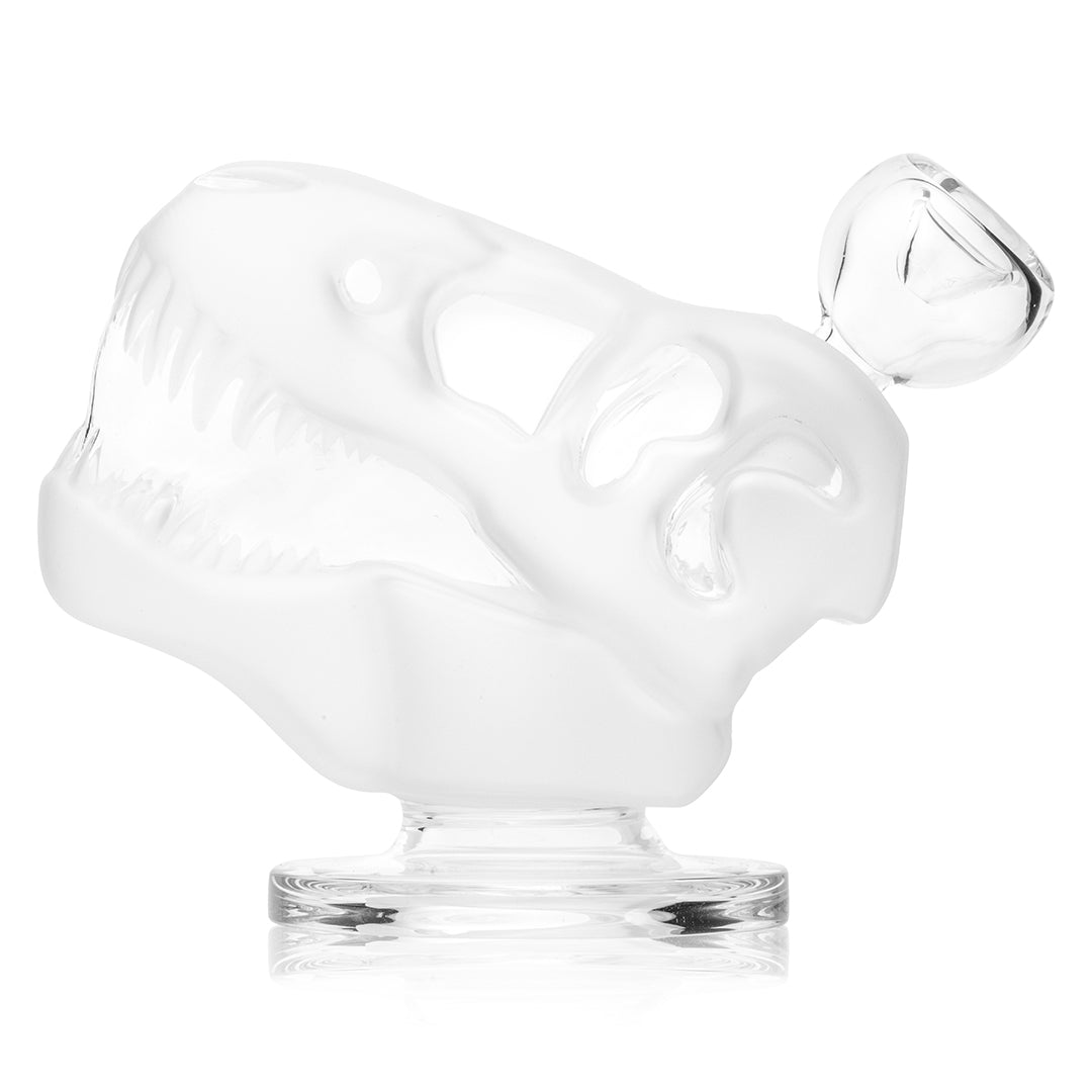 HEMPER Jurassic Spark Skull Bong | 4.5" Dinosaur Glass Water Pipe