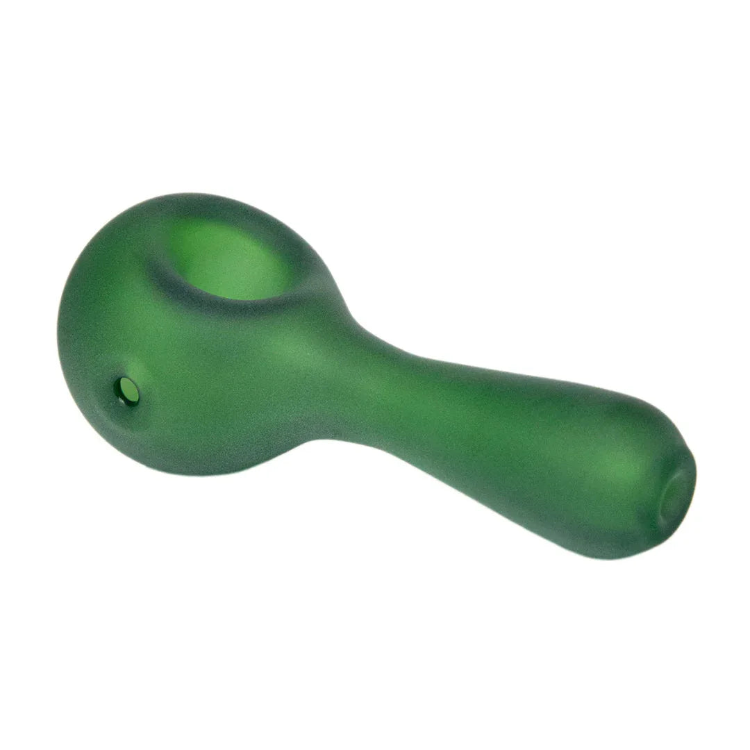 MJ Arsenal Sandblasted Pioneer Spoon Pipe | 4" Matte Borosilicate Glass - We The People 