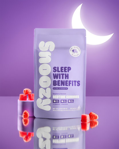 Snoozy Sleep with Benefits | Extra Strength Sleep Gummies