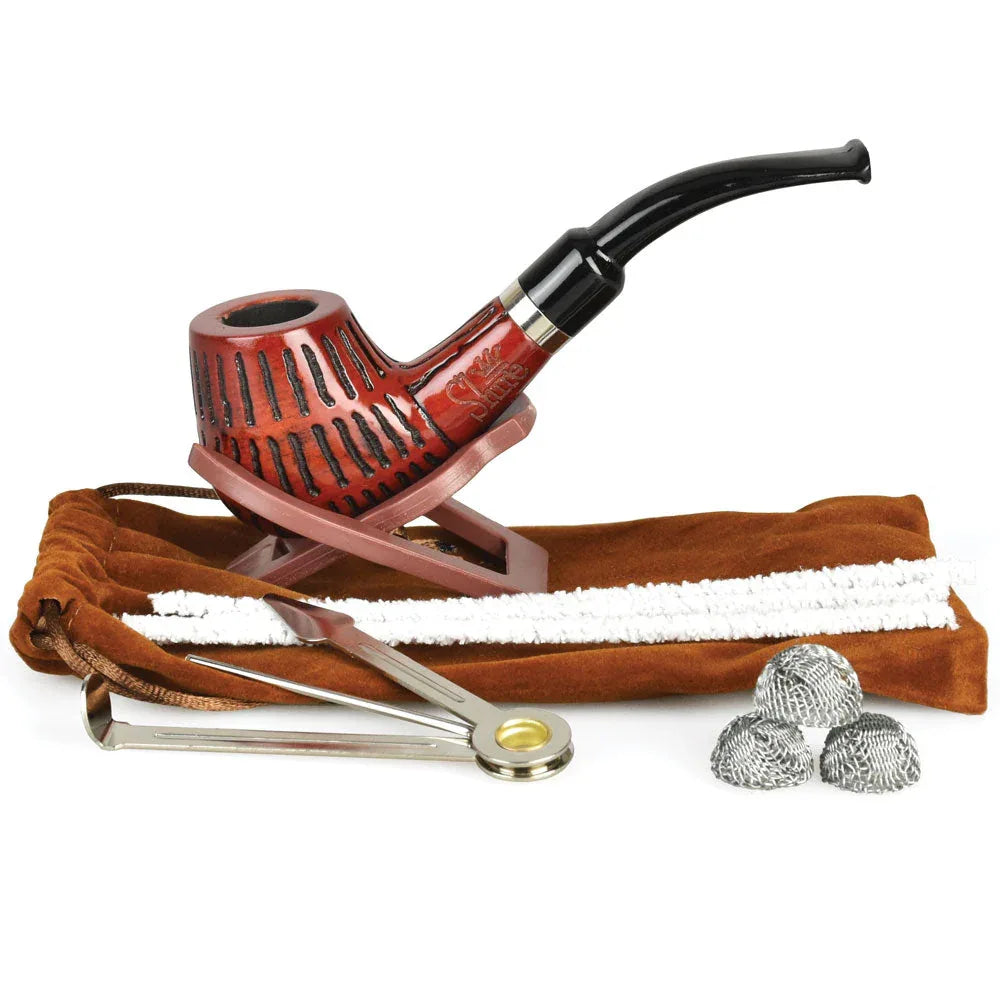 Pulsar Shire Pipes The Mad Dash | Engraved Brandy Smoking Pipe - We The People 