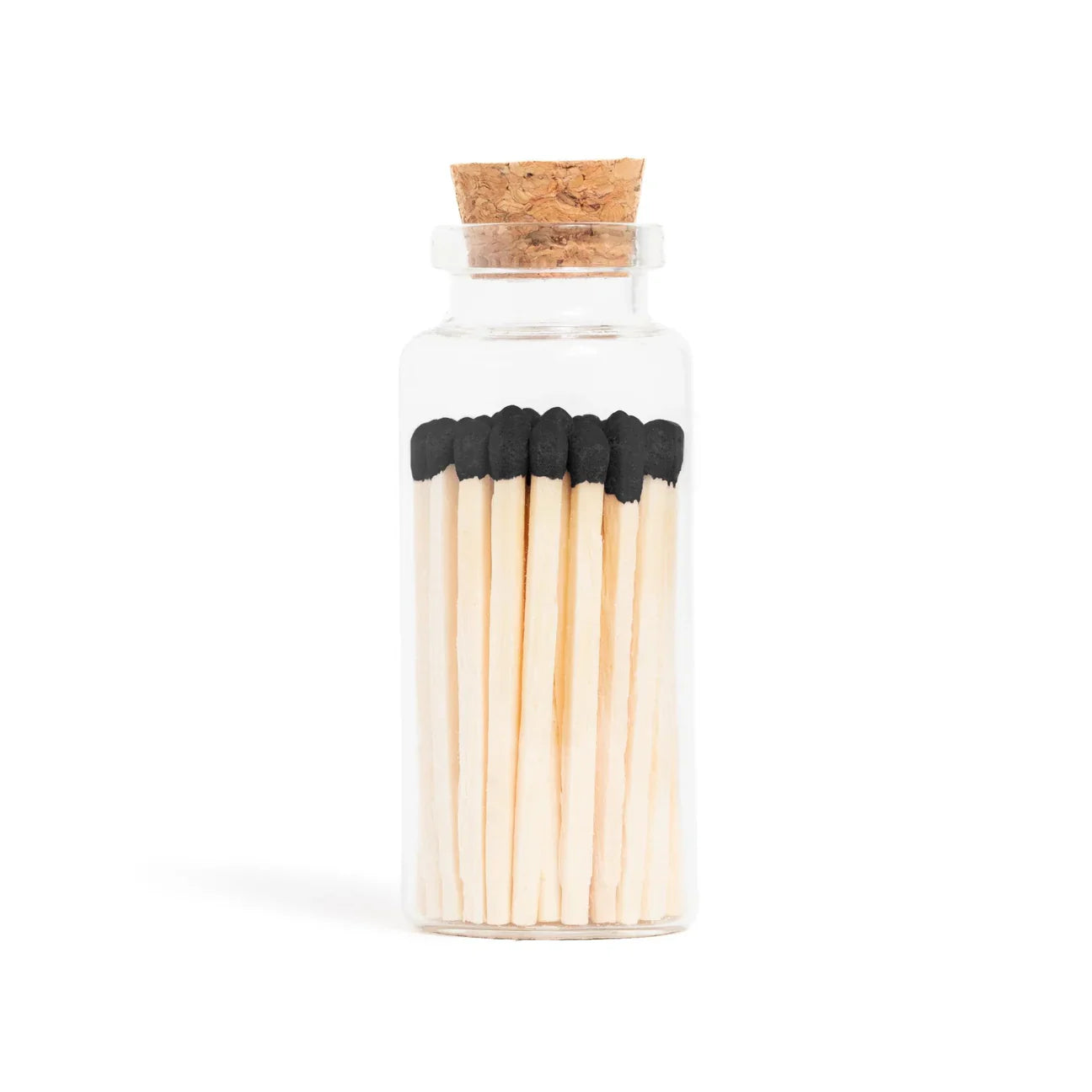 Matches | Medium Corked Vial | Black Tip-0
