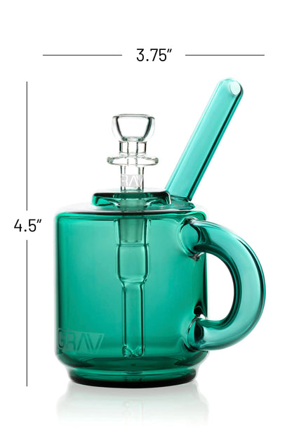 GRAV Coffee Mug Pocket Bubbler - Assorted Colors | Novelty Water Pipe - We The People 