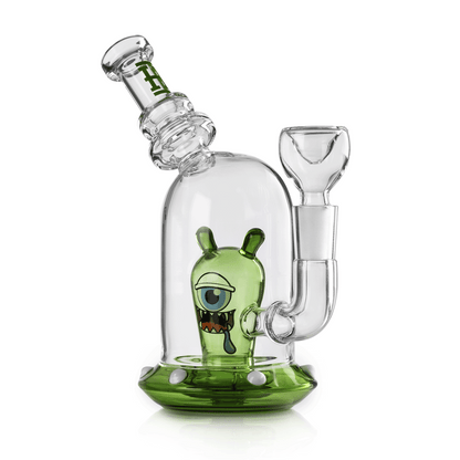HEMPER Space Monster Bong | 7" Glass Water Pipe with UFO Design