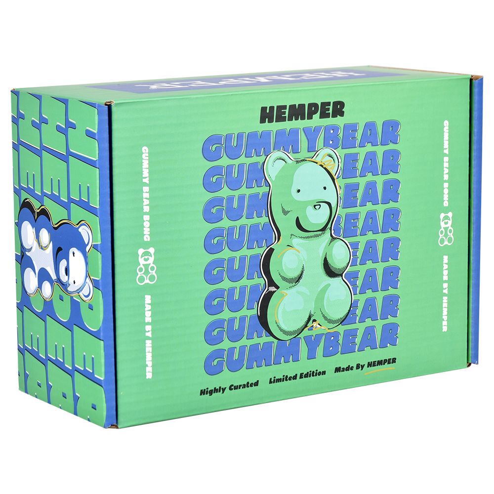 HEMPER Gummy Bear Bong | 6.5" Glass Water Pipe with 14mm Female Joint