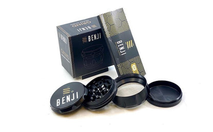 Benji GRIND 4-Piece Aluminum Grinder | 2.2" with Rolling Papers