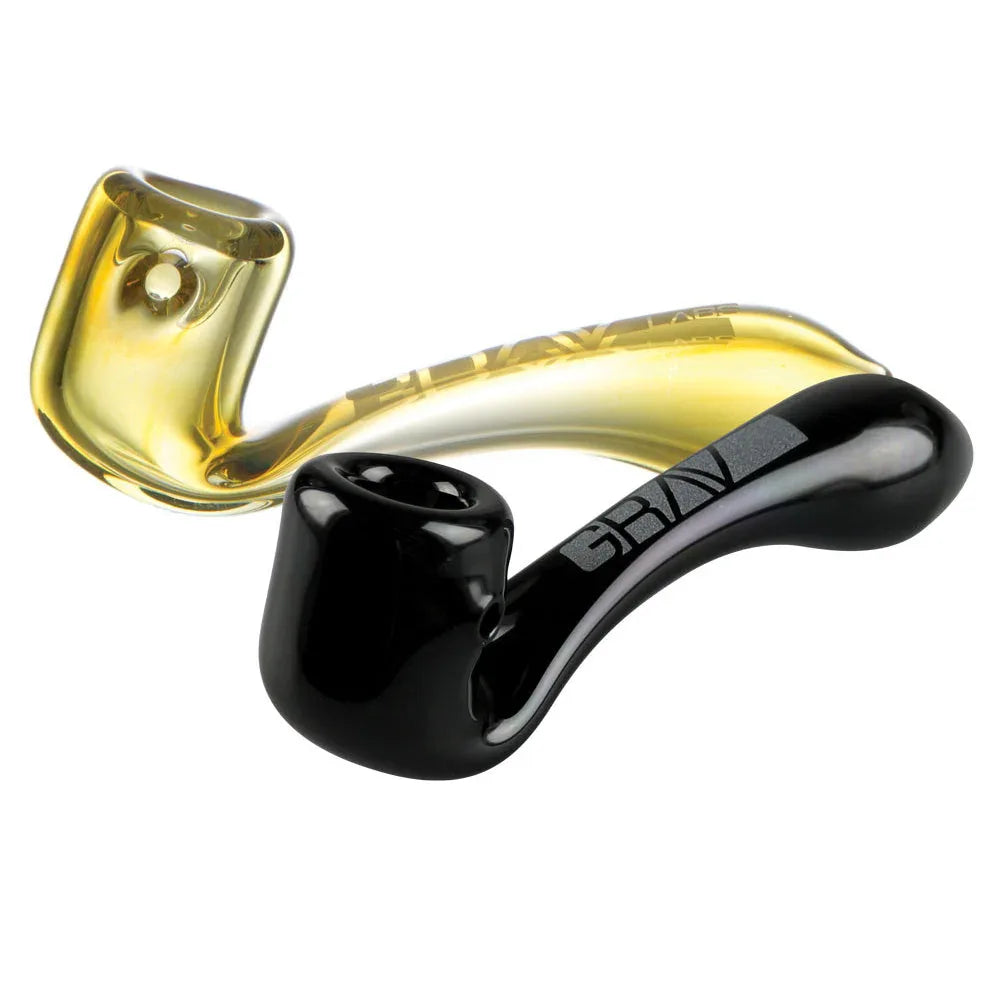 Grav Labs Classic Sherlock Pipe | 6" Borosilicate Glass | Hand Blown - We The People 
