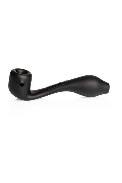 GRAV Sandblasted Classic Sherlock Pipe | 6" Matte Borosilicate Glass - We The People 