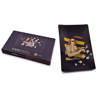 Benji Glass Rolling Tray Kit | Make it Rain Design with Papers & Cones