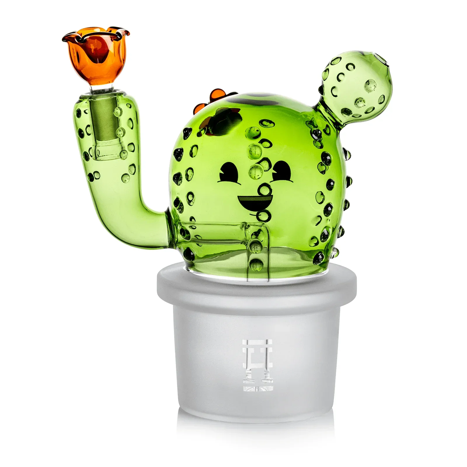 HEMPER Happy Cactus XL Bong | 8" Glass Water Pipe | Desert Plant Design - We The People 
