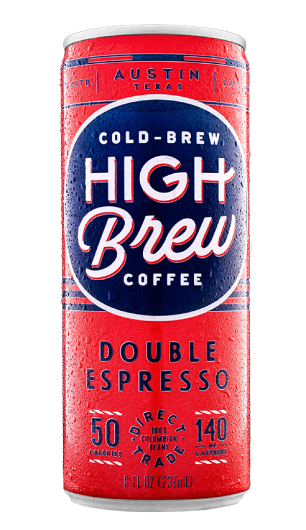 High Brew Double Espresso Cold Brew - Case of 12 (8oz Cans)