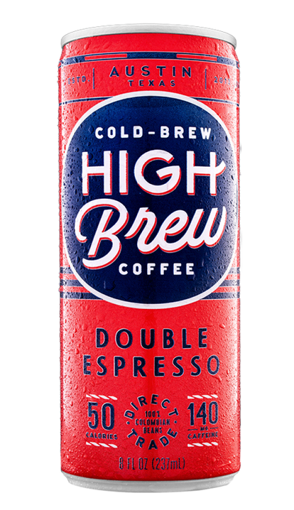 High Brew Double Espresso Cold Brew - Case of 12 (8oz Cans)