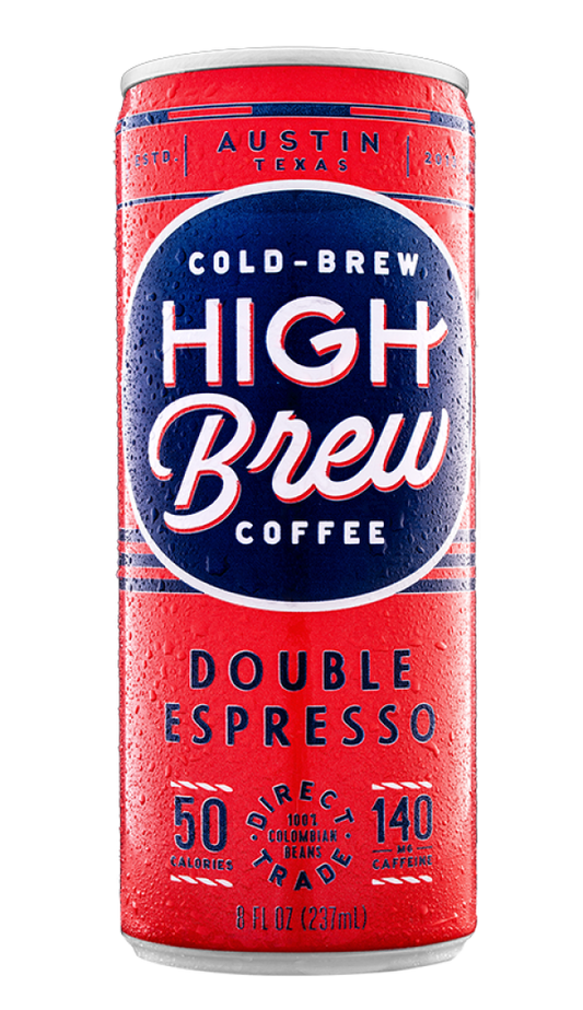 High Brew Double Espresso Cold Brew - Case of 12 (8oz Cans)