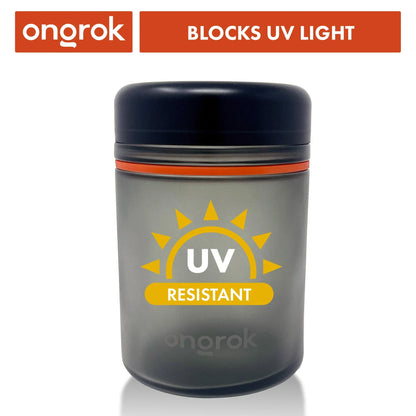 Ongrok 1000ml Child Resistant Storage Jar - Airtight Glass Container - We The People 